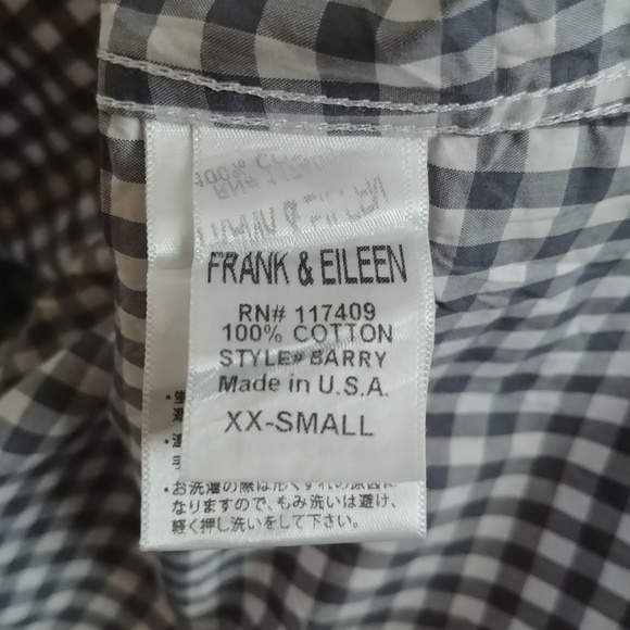 Frank & Eileen Barry Gingham Button Down Shirt - Picture 8 of 8